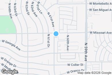 Map image of the property - 5353 N 61st Ave