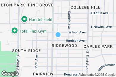 Map image of the property - 232 Harrison Ave