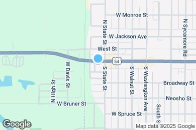 Map image of the property - 415 W Madison Ave