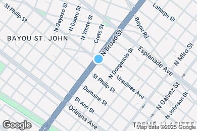 Map image of the property - 1022 N Broad St