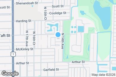 Map image of the property - 1652 N 14th Ter