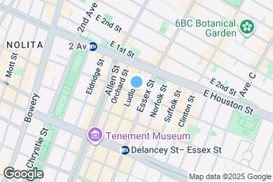 Map image of the property - 143 Ludlow St