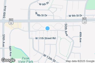 Map image of the property - 5128 W 11th St