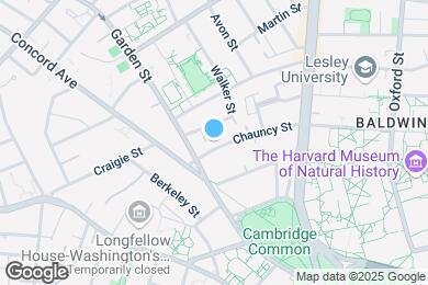 Map image of the property - 25 Chauncy St