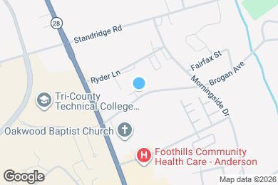 Map image of the property - Reaves Place Apartments