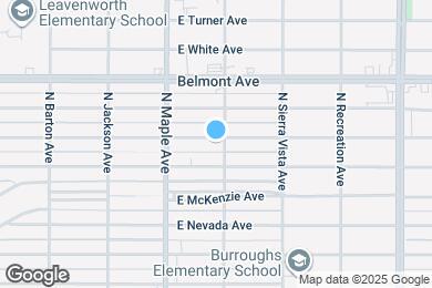 Map image of the property - 4642 E Grant Ave