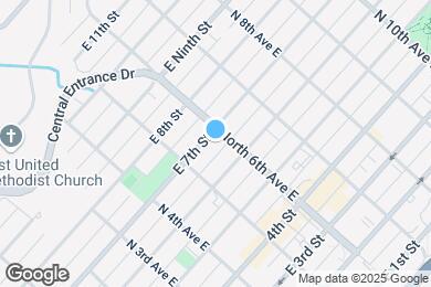Map image of the property - 526 E 7th St