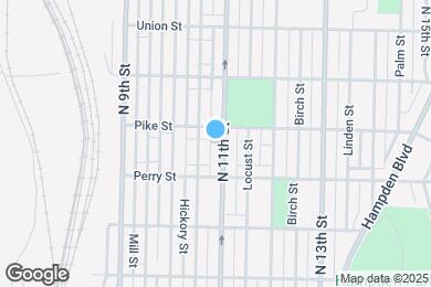 Map image of the property - 1346 N 11th St