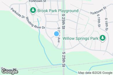 Map image of the property - 11002 S 25th Ave