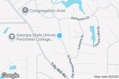 Map image of the property - 4996 N Peachtree Rd