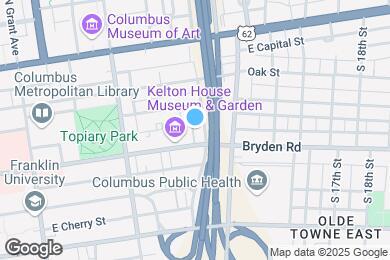 Map image of the property - 620 E. Town Street Apartments