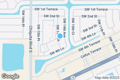 Map image of the property - 317 SW 14th Pl