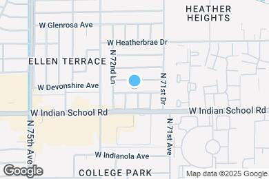 Map image of the property - 7208 W Monterosa St