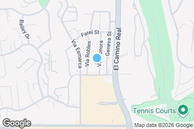 Map image of the property - 2163 Via Sonora