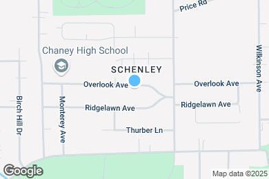 Map image of the property - 1953 Overlook Ave