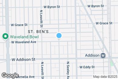 Map image of the property - 3703 N Hoyne Ave