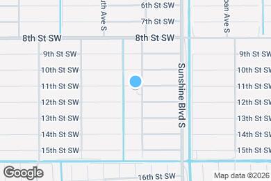 Map image of the property - 3121 11th St SW