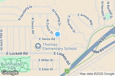 Map image of the property - 3394 E Swiss Rd