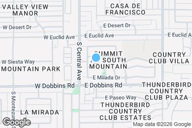 Map image of the property - 114 E Beth Dr