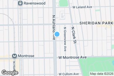 Map image of the property - 4509 N Ashland Ave