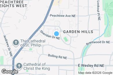 Map image of the property - 100 Sheridan Dr NE