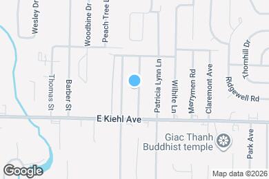 Map image of the property - 8707 Oakhaven Dr