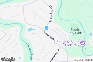Map image of the property - 8400 Woodcreek Dr