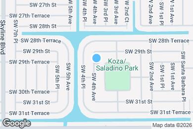 Map image of the property - 2931 SW 4th Ave