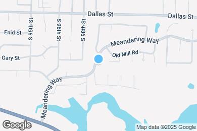 Map image of the property - 9812 Meandering Way