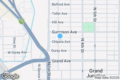 Map image of the property - 204 Chipeta Ave