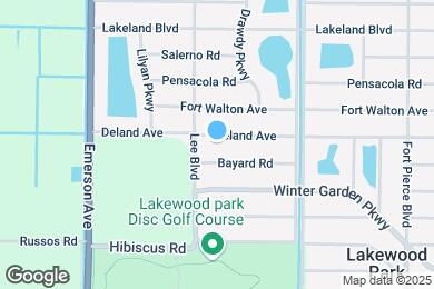 Map image of the property - 8403 Deland Ave