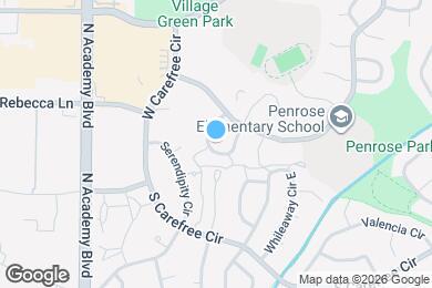 Map image of the property - 3245 W Parade Cir