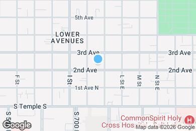 Map image of the property - 679 E 2nd Ave