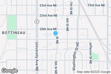 Map image of the property - 427 19th Ave NE