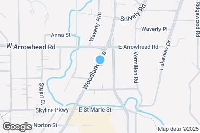 Map image of the property - 1844 Woodland Ave