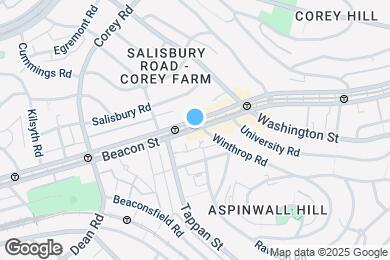 Map image of the property - 1669 Beacon St