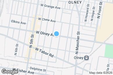 Map image of the property - 248 W Olney Ave