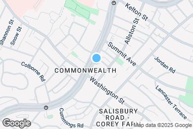 Map image of the property - 1558 Commonwealth Ave