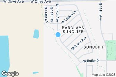 Map image of the property - 8742 N 114th Ave