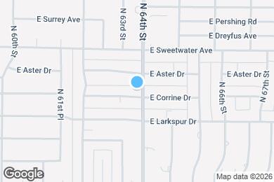 Map image of the property - 6324 E Corrine Dr