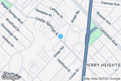 Map image of the property - 4777 Cedar Springs Rd
