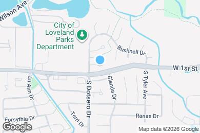 Map image of the property - 2056 Calhoun Ct