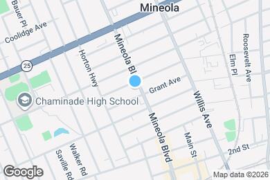 Map image of the property - 205 Mineola Blvd