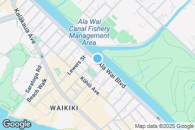 Map image of the property - 2233 Ala Wai Blvd