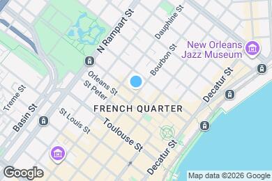 Map image of the property - 807 Bourbon St
