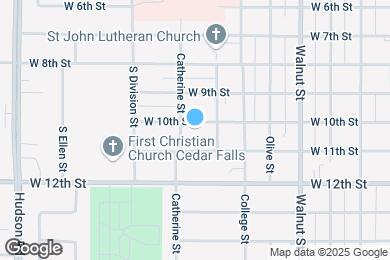 Map image of the property - 1018 W 10th St