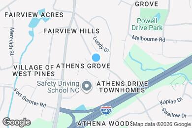 Map image of the property - 908 Athens Dr