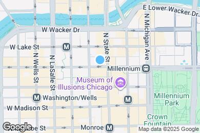 Map image of the property - 20 W Randolph St