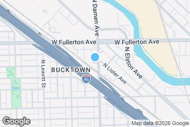 Map image of the property - 2320 N Damen Ave