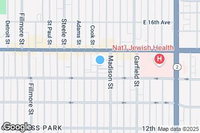 Map image of the property - 1440 Cook St